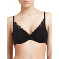 Chantelle Women's Floral Touch Covering Memory Foam Bra in Black | Size: 34C