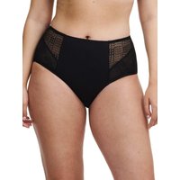 Chantelle Women's Intrigue High Waist Brief in Black | Size: 14