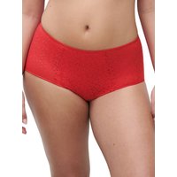 Chantelle Women's Easy Feel Norah High Waisted Covering Full Brief in Red | Size: 18