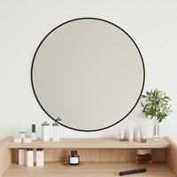 Berkfield Home Wall Mirror Black √ò 60 cm Round