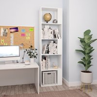 Berkfield Home Book Cabinet/Room Divider White 45x24x159 cm Engineered Wood | Size: 45 x 24 x 159 cm