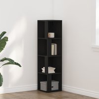 Bookshelf Oak 33x33x132 cm Engineered Wood x 33 x 132 cm
