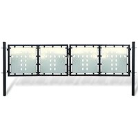 Double Door Fence Gate 300 x 125 cm