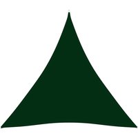 Sunshade Sail Oxford Fabric Triangular 4x4x4 m Dark Green