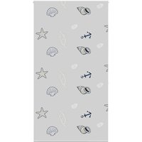 Berkfield Home Shower Roller Blind 120x240 cm Fabric Width 116 cm in Grey