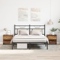 Berkfield Home Bedside Cabinet 2 pcs Old Wood 45x34x44, 5 cm Engineered Wood in Brown