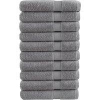 Berkfield Home Premium Towels SOLUND 10pcs Grey 100x200cm 600gsm