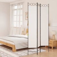 Berkfield Home 3-Panel Room Divider White 120x220 cm Fabric