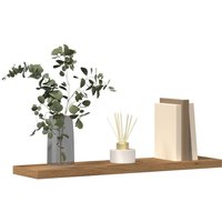 Berkfield Home Wall Shelves 4 pcs Artisan Oak 40x20x1.5 cm Engineered Wood in Brown