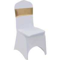 25 pcs Stretchable Chair Band Diamond Buckle