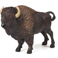 Wild Animal Kingdom American Buffalo Toy Figure Three Years or Above Black Brown