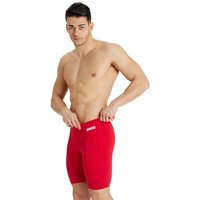 Team Solid Swim Jammer Red Red 28R