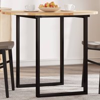 Berkfield Home Table Top Round √ò90x2 cm Solid Wood Acacia in Brown | Size: 90x2 cm