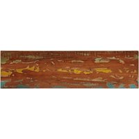 Berkfield Home Table Top 110x30x3.8 cm Rectangular Solid Wood Reclaimed in Brown