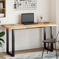 Berkfield Home Table Top Rectangular 120x60x4 cm Solid Wood Acacia in Brown | Size: 120 x 60 x 4 cm