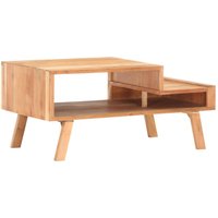 Berkfield Home Coffee Table 100x50x45 cm Solid Acacia Wood in Brown | Size: 100 x 50 x 45 cm