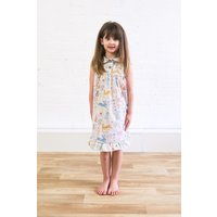 Fox In A Box Girl's Bouncing Bunny Sleeveless Cotton Nightie | Size: 9-10 Years