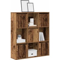 Berkfield Home Bookcase Old Wood 89x24x101.5 cm Engineered Wood in Brown