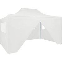 Berkfield Home Foldable Party Tent with 4 Sidewalls 3x4.5 m White
