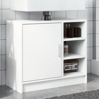 Berkfield Home Sink Cabinet White 63x29x55 cm Engineered Wood | Size: 63 x 29 x 55 cm