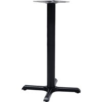 Berkfield Home Bistro Table Leg Black 56x56x72 cm Cast Iron | Size: 56 x 56 x 72 cm