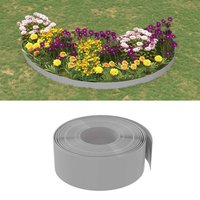 Berkfield Home Garden Edgings 3 pcs Grey 10 m 20 cm Polyethylene