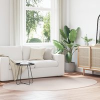 Rug HUARTE Sand 160x230 cm Oval