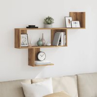 Wall Shelf Artisian Oak 100x15x70 cm Engineered Wood x 15 x 70 cm