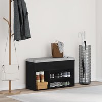 Hall Bench Oak 60x30x45 cm Engineered Wood x 30 x 45 cm