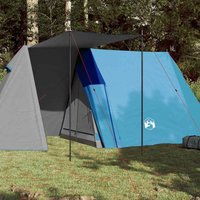 Berkfield Home Camping Tent 3-Person Blue Waterproof
