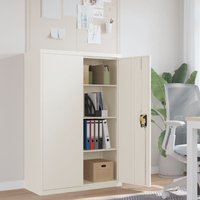 File Cabinet 90x40x140 cm Steel x 40 x 140 cm