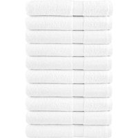 Berkfield Home Premium Sauna Towels SOLUND 10pcs White 80x200cm 600gsm