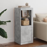 Sideboard LED Lights Concrete 41x37x100 cm x 37 x 100 cm