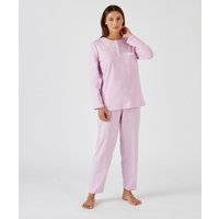 Pull On Cotton Pyjamas Comfortable Cosy & Relaxed Fit Pale