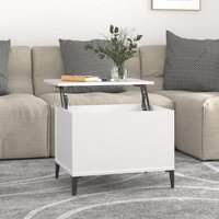 Berkfield Home Coffee Table White 60x44.5x45 cm Engineered Wood