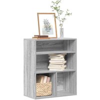Berkfield Home Book Cabinet Grey Sonoma 60x30x71.5 cm Engineered Wood