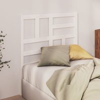 Bed Headboard 106x4x104 cm Solid Wood Pine x 4 x 104 cm