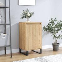 Berkfield Home Sideboard Sonoma Oak 40x35x70 cm Engineered Wood in Grey | Size: 40 x 35 x 70 cm