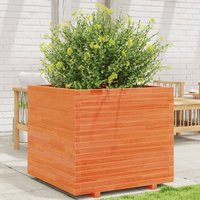 Garden Planter Wax 80x80x72 cm Solid Wood Pine x 80 x 72 cm