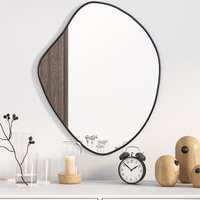 Berkfield Home Wall Mirror Black 60x50 cm