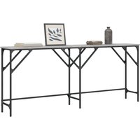 Berkfield Home Console Table Grey Sonoma 180x29x75 cm Engineered Wood | Size: 180 x 29 x 75 cm