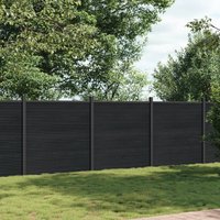 Berkfield Home Fence Panel Grey 526x186 cm WPC
