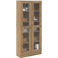 Berkfield Home Highboard Artisan Oak 82.5x30.5x185 cm Engineered Wood in Brown