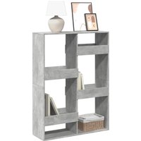 Berkfield Home Bookcase Concrete Grey 100x33x135 cm Engineered Wood | Size: 100 x 33 x 135 cm