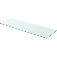 Berkfield Home Shelf Panel Glass Clear 90x30 cm