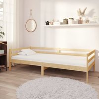 Berkfield Home Day Bed Solid Pinewood 90x200 cm in Brown