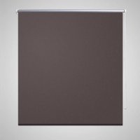 Berkfield Home Roller Blind Blackout 160 x 230 cm Coffee in Brown