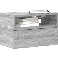 Berkfield Home Wall-mounted Bedside Cabinets 2 pcs Grey Sonoma 45x26x28.5 cm