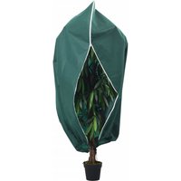 Berkfield Home Plant Fleece Cover with Zip 70 g/m² 3.93x3 m in Green