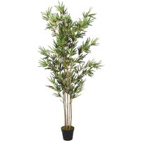 Berkfield Home Artificial Bamboo Tree 1380 Leaves 200 cm Green